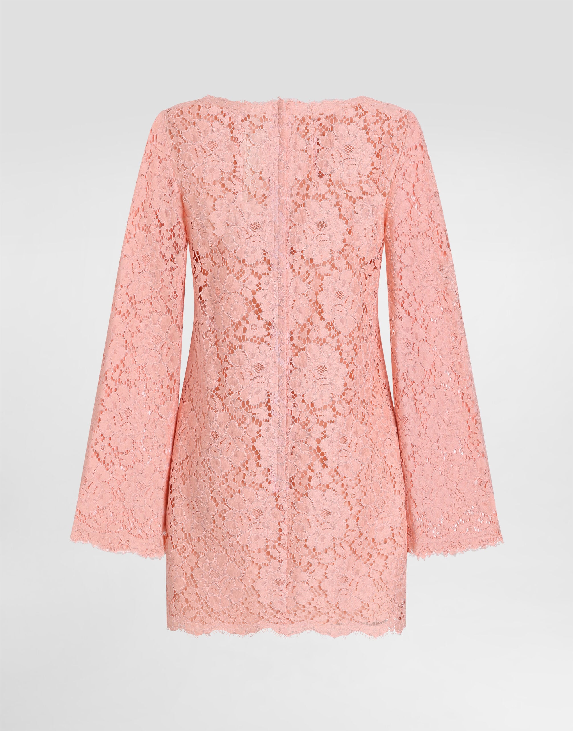 Cordonetto lace dress in Pink for Women | Dolce&Gabbana®
