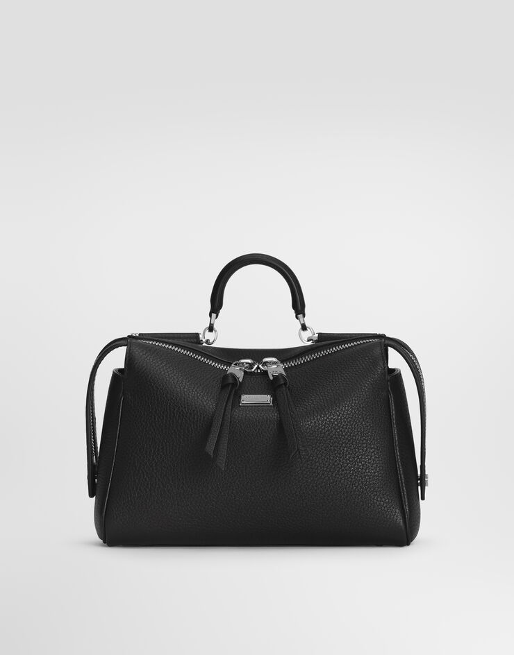 Dolce & Gabbana Vittoria handbag in calfskin Black BM7939A0370