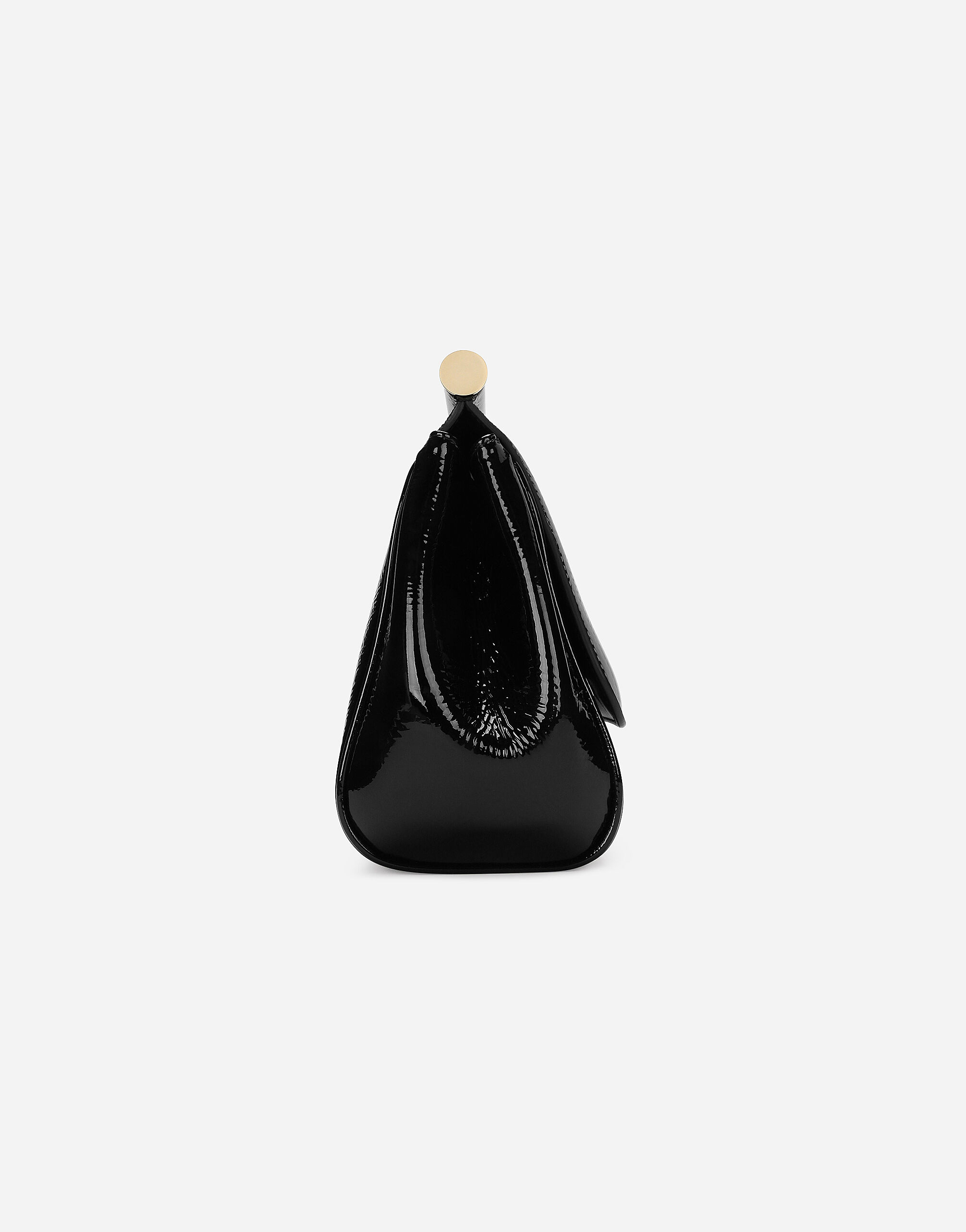 Large black patent clutch bag 2025