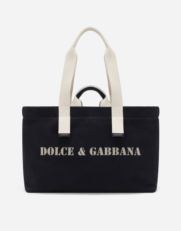 Dolce & Gabbana Borsone in drill stampato Stampa BM2301AR757