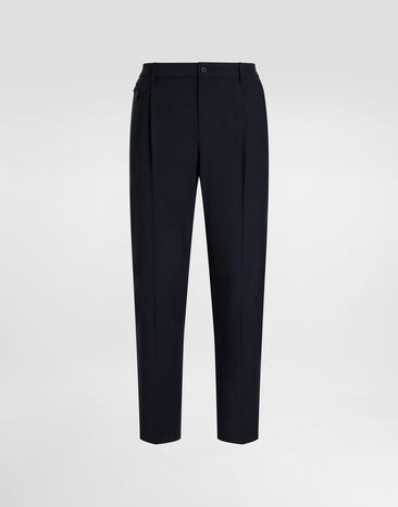 Dolce & Gabbana Wool blend trousers Blue GV4EETGJ777