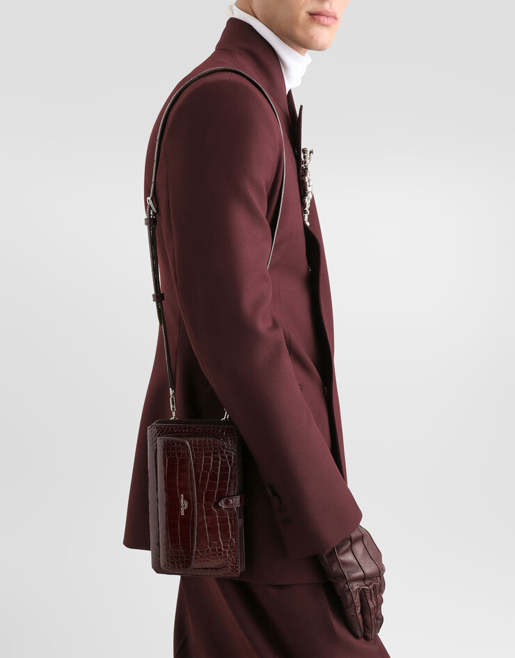 Dolce & Gabbana Alligator crossbody minibag Dolce & Gabbana Alligator crossbody minibag Purple BM2766A2T69
