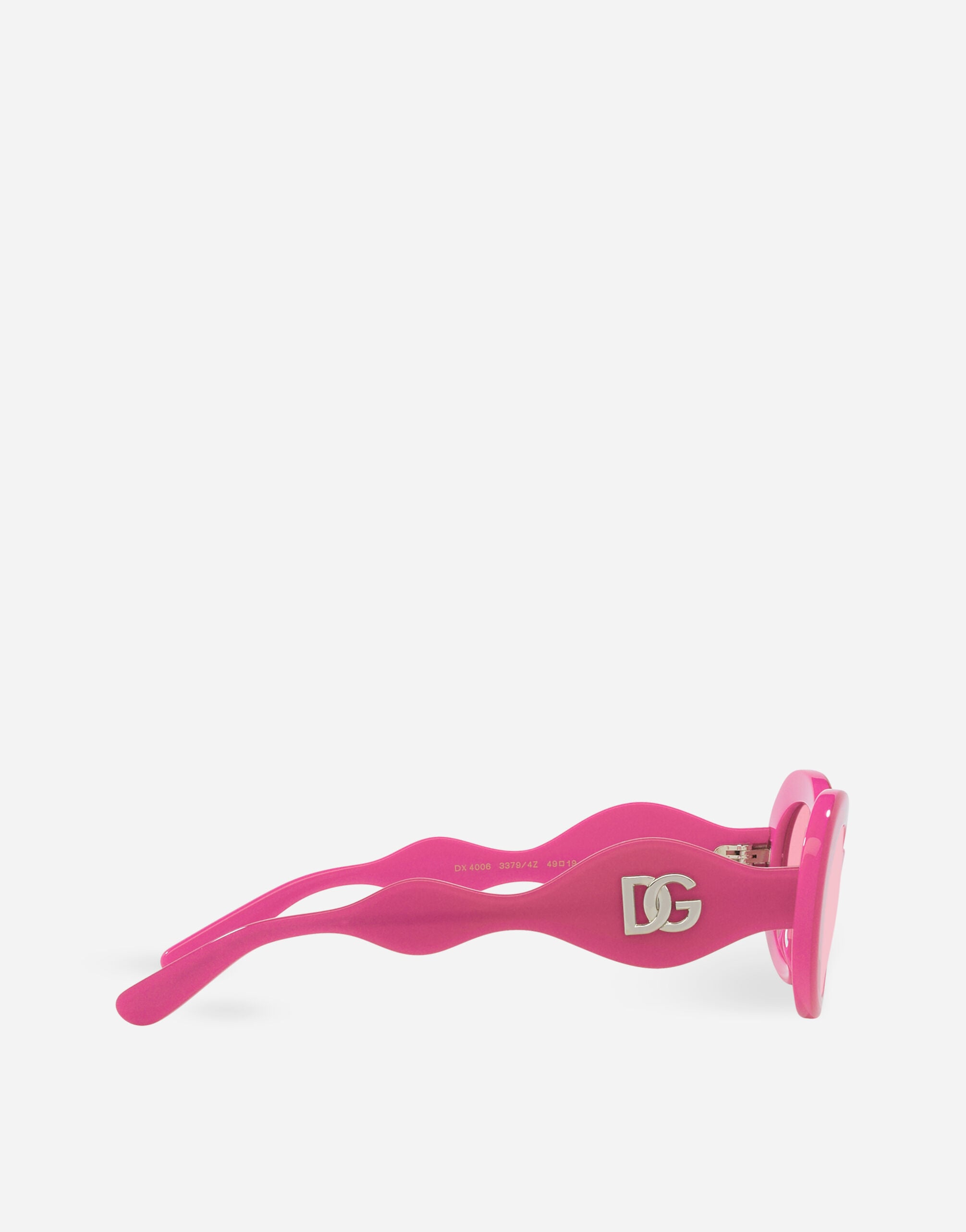 DG Crossed sunglasses in Fuchsia for Girls | Dolce&Gabbana® US