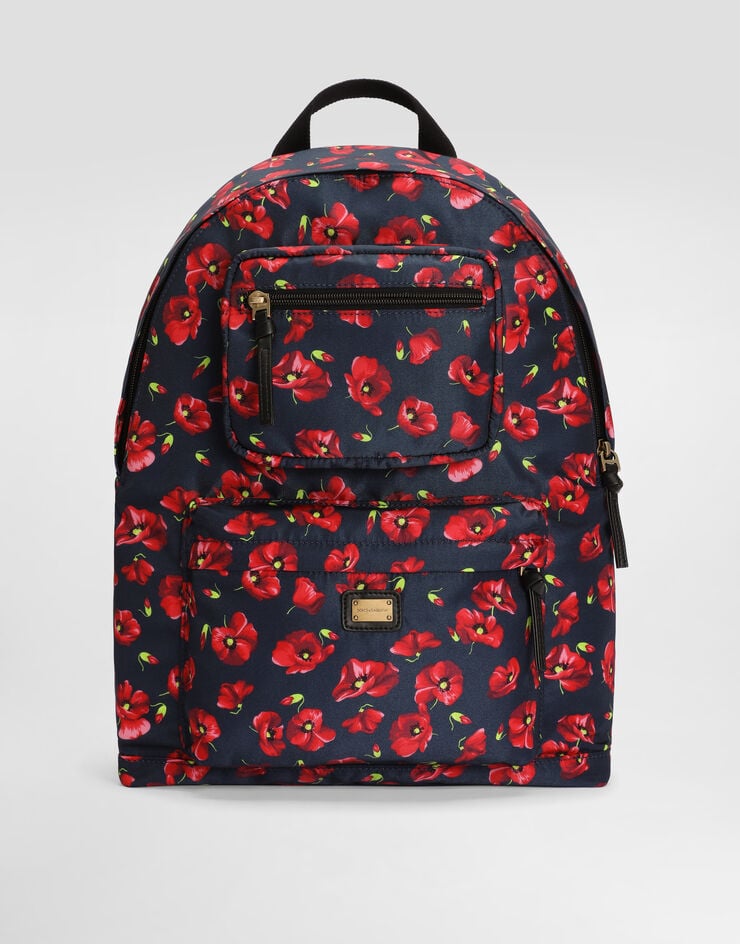 Dolce & Gabbana Poppy-print nylon backpack Dolce & Gabbana Poppy-print nylon backpack EB0270A0548