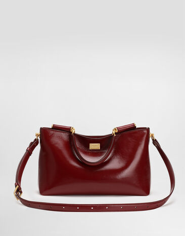 Dolce & Gabbana Medium Vittoria calfskin handbag Red BB7896AZ000