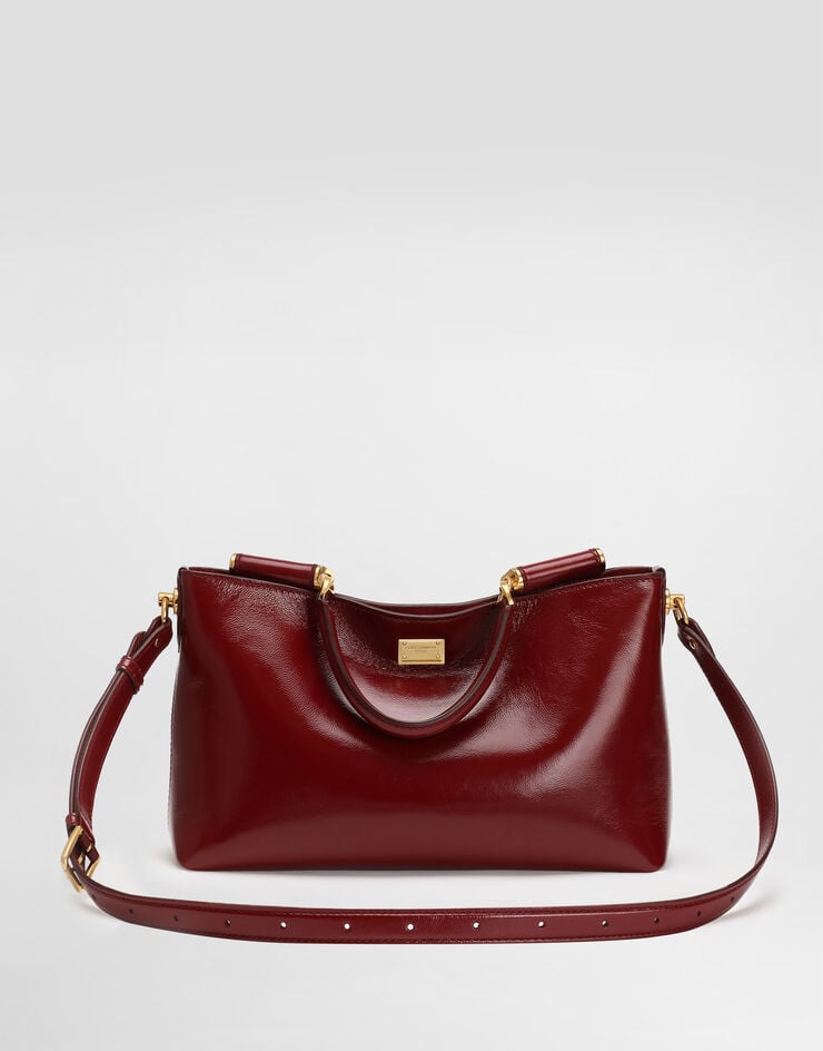 Dolce & Gabbana Medium Vittoria calfskin handbag Red BB7896AZ000