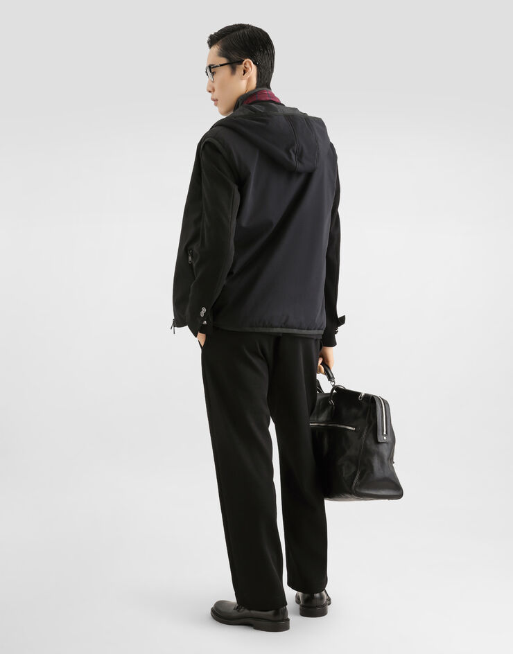 Dolce & Gabbana Portofino double-breasted jersey jacket Dolce & Gabbana Portofino double-breasted jersey jacket Black G2UQ5ZHU7QN