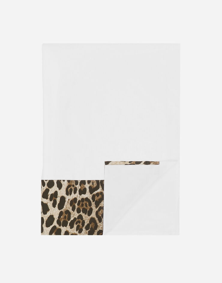 Dolce & Gabbana Cotton Sateen Flat Sheet Multicolor TCE047TCAKF