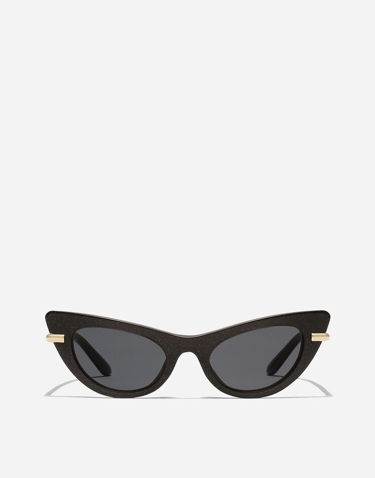 Dolce & Gabbana Sonnenbrille MINI ME Glitzerschwarz VG400QVP187