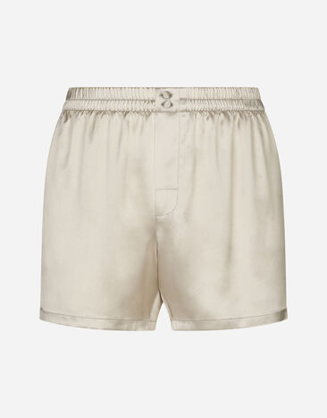Dolce & Gabbana قميص حرير أخضر M3A27TFU1AU
