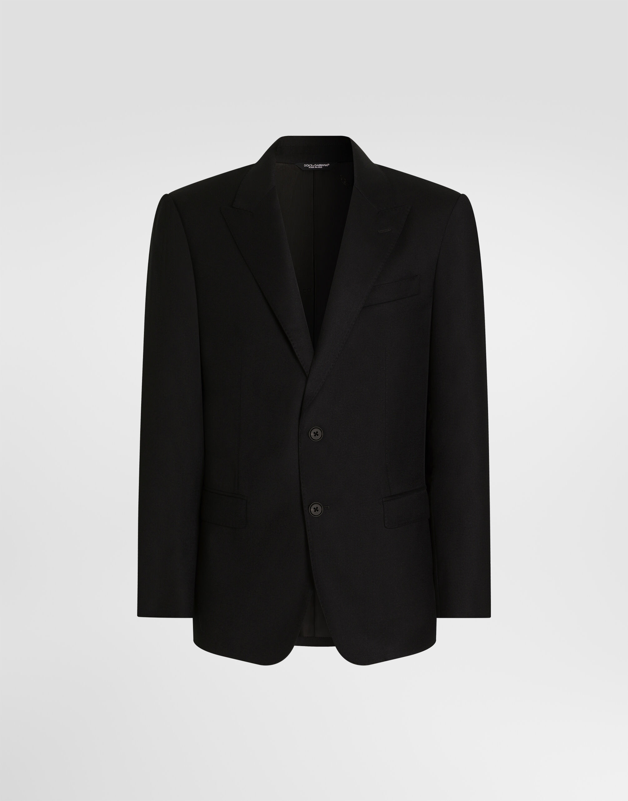 Martini light single-breasted flannel jacket
