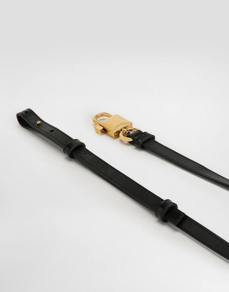Dolce & Gabbana Calfskin belt Black BE1673AZ000