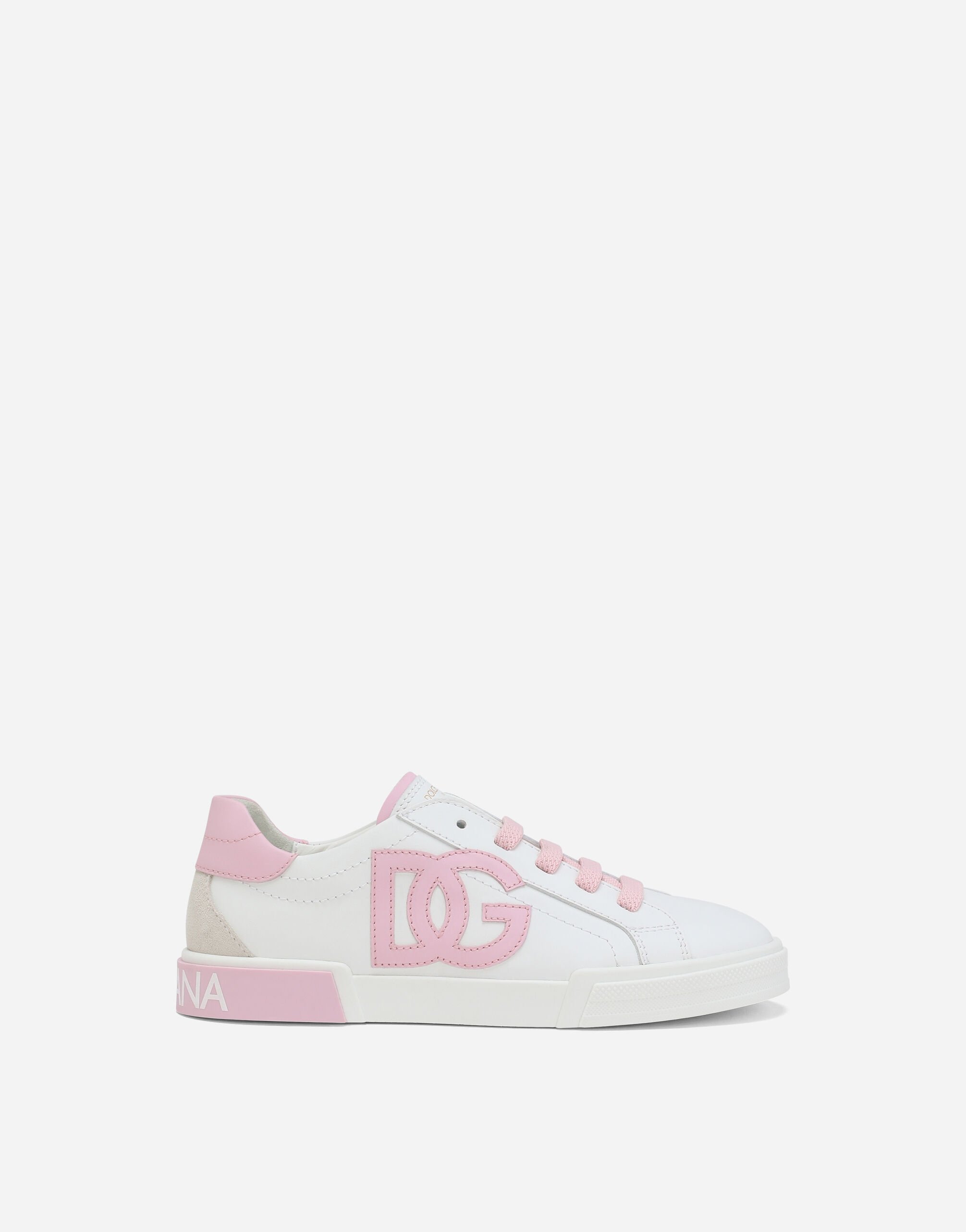 Dolce & Gabbana PORTOFINO カーフスキン スニーカー Pink Dolce & Gabbana PORTOFINO カーフスキン スニーカー Pink