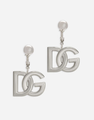 Dolce & Gabbana KIM DOLCE&GABBANA DG 로고 이어링 실버 WEN6P1W1111