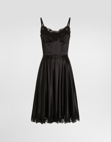 Dolce & Gabbana Satin dress Dolce & Gabbana Satin dress Black F633GTGDDCQ