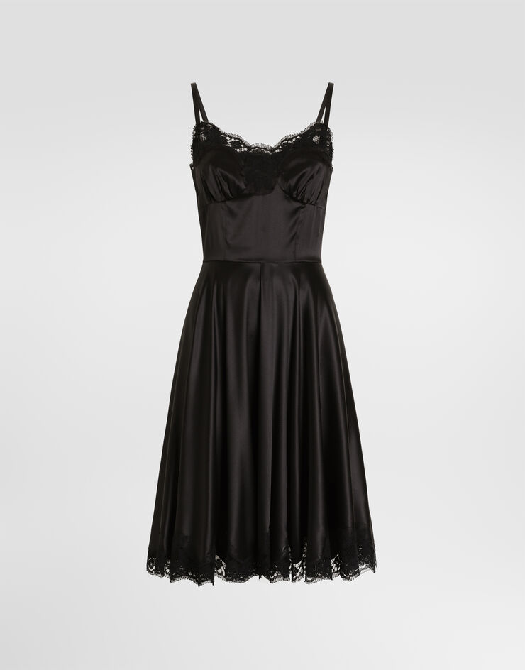 Dolce & Gabbana Satin dress Dolce & Gabbana Satin dress Black F633GTGDDCQ