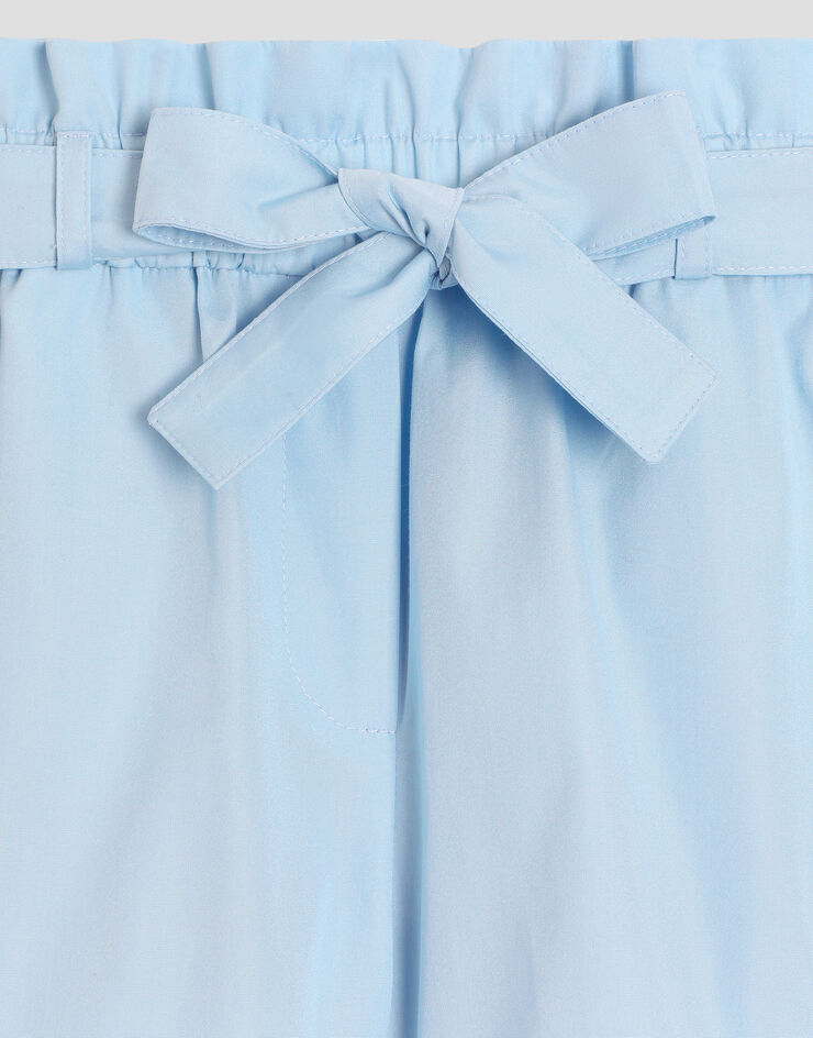 Dolce & Gabbana Poplin shorts Azure L53Q38FU5Y4