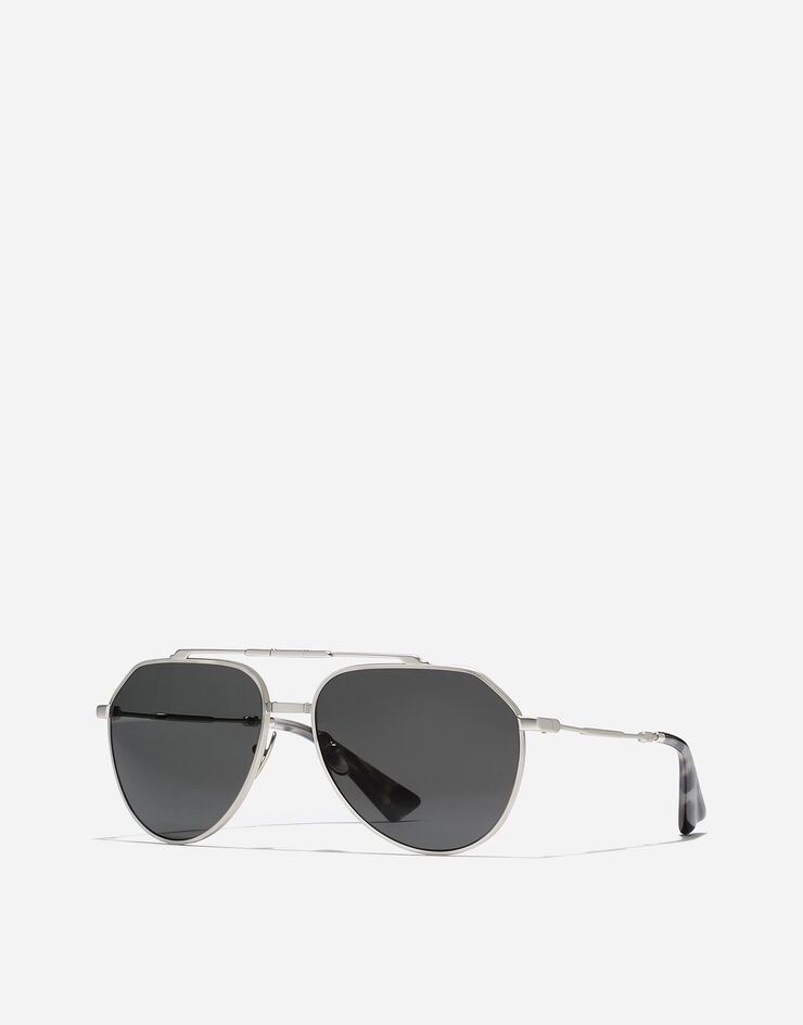 Dolce & Gabbana Lunettes de soleil Stefano Argent VG2302VM648