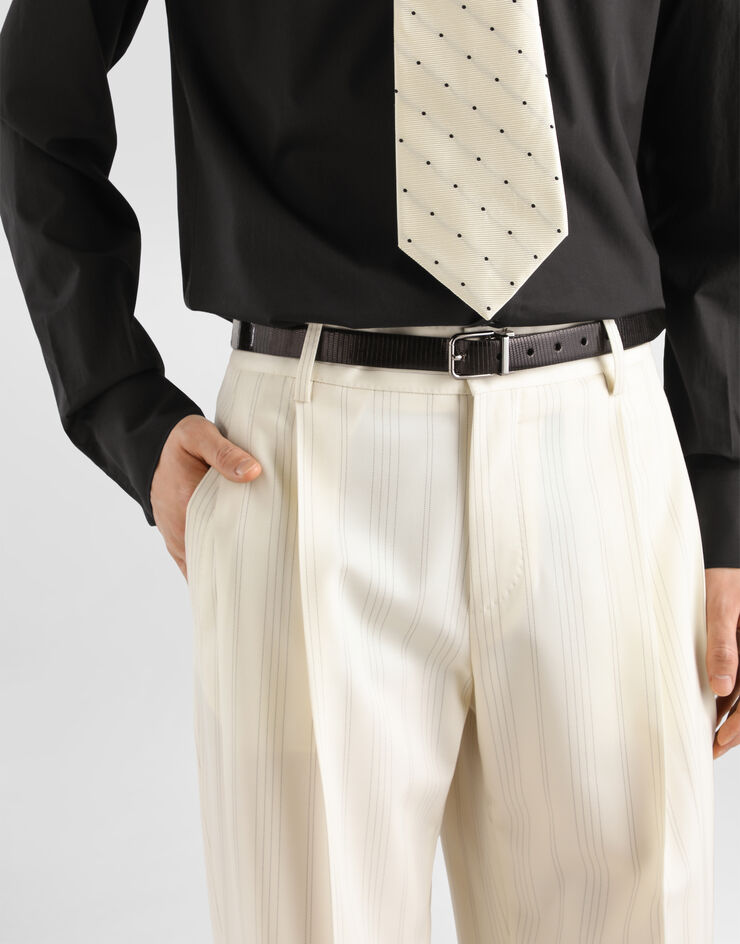 Dolce & Gabbana Pinstripe wool trousers Dolce & Gabbana Pinstripe wool trousers Multicolor GP0N2TFRZAR