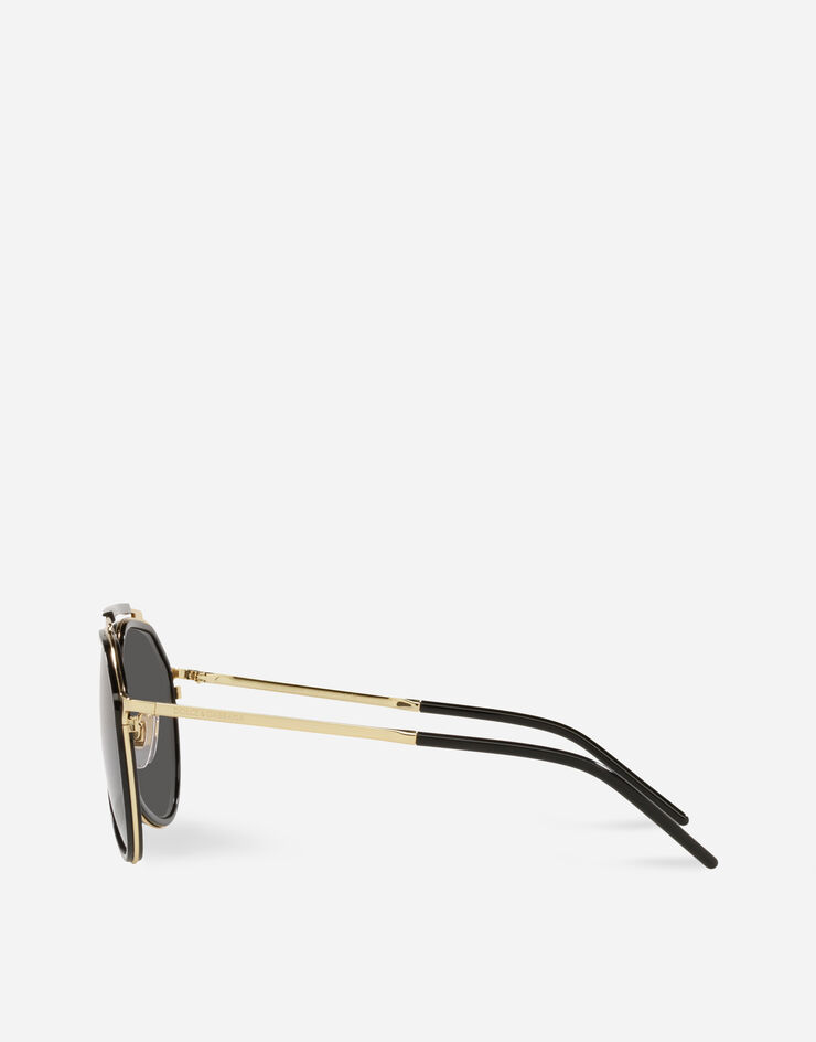 Dolce & Gabbana Madison 太阳镜 金色与亮泽黑色 VG2277VM287