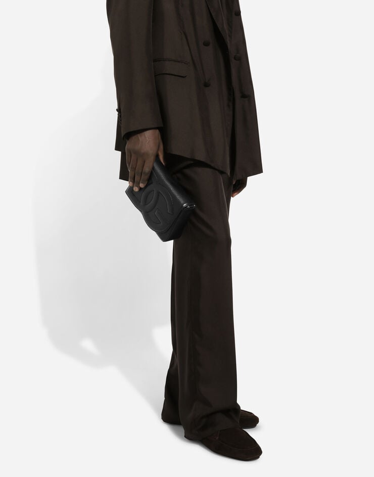 Dolce & Gabbana حقيبة كروس بودي DG Logo متوسطة أسود BM3004A8034