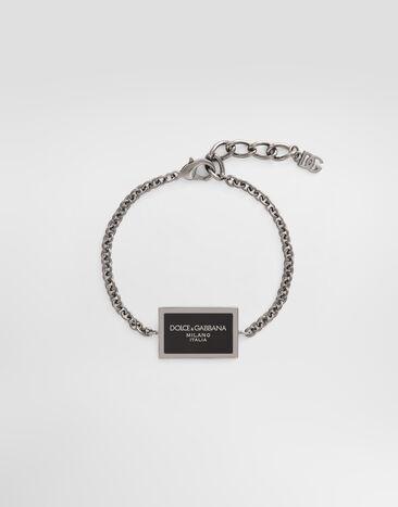 Dolce & Gabbana Metal bracelet with logo Dolce & Gabbana Metal bracelet with logo Red WBR1D1W1111