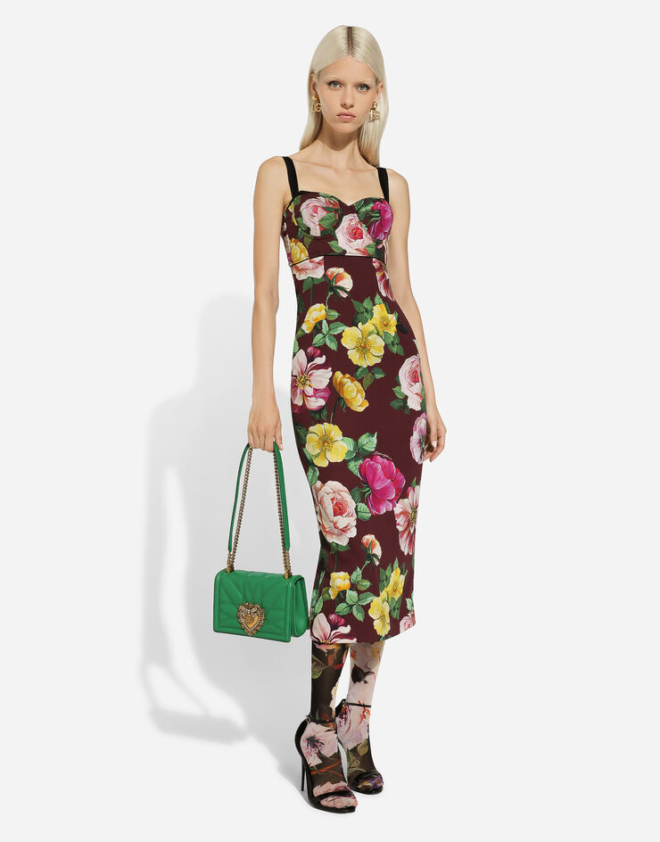 Dolce & Gabbana Schultertasche Devotion mittelgroß Grün BB7158AW437