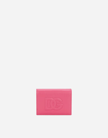 Dolce & Gabbana Portefeuille français à rabat logo DG Jaune BI0330AQ240