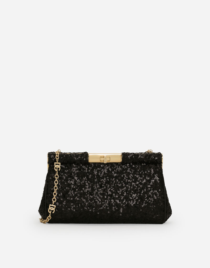 Medium Marlene Shoulder Bag Black