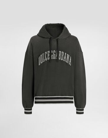 Dolce & Gabbana Hooded sweatshirt with print Multicolor G9CACZG7N3T