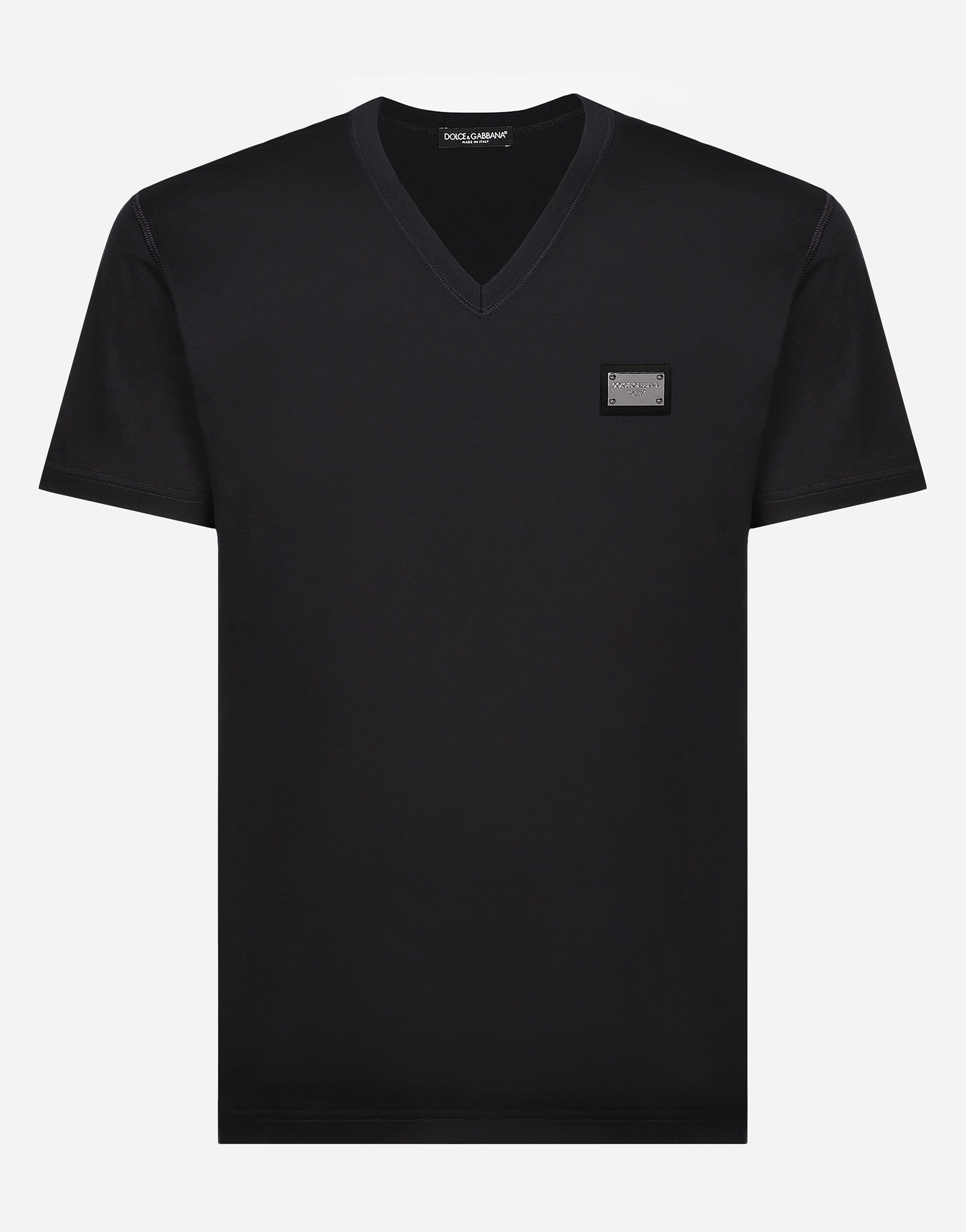 Dolce gabbana v neck t shirt on sale