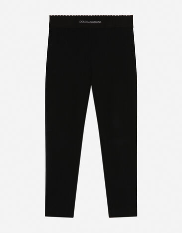 Dolce&Gabbana Cotton leggings Black L5JP3KG7MJS