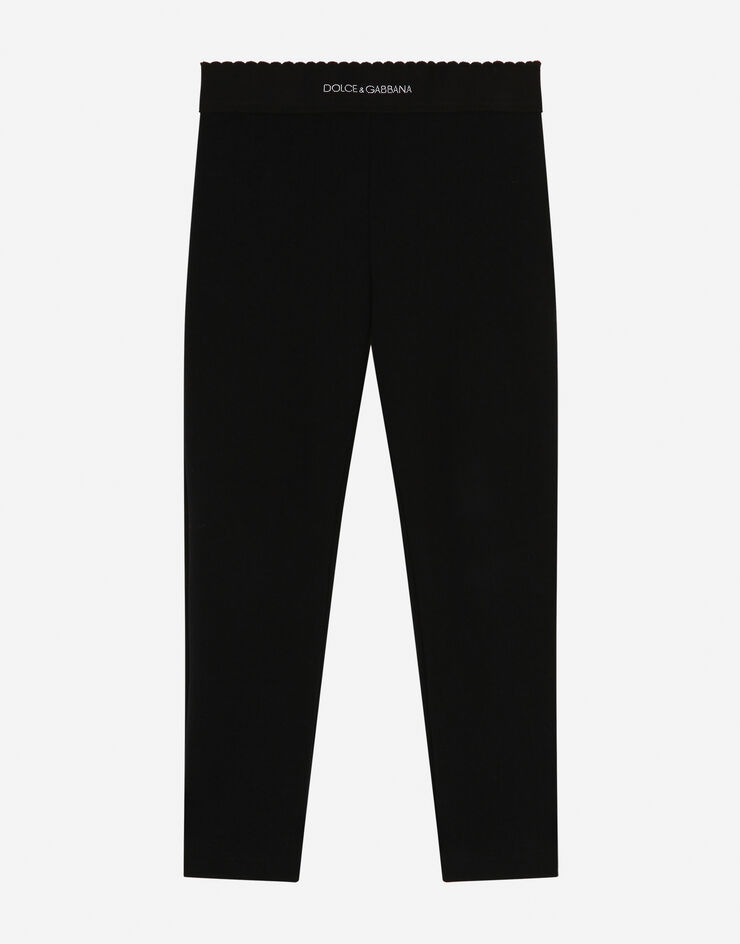 Dolce&Gabbana Cotton leggings Black L5JP3KG7MJS