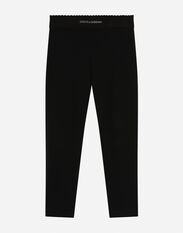 Dolce&Gabbana Cotton leggings Black L5JPC3G7KN8