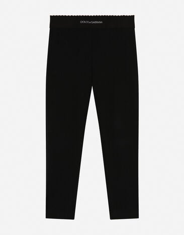 Dolce & Gabbana Cotton leggings Black L5JP3JG7E3K