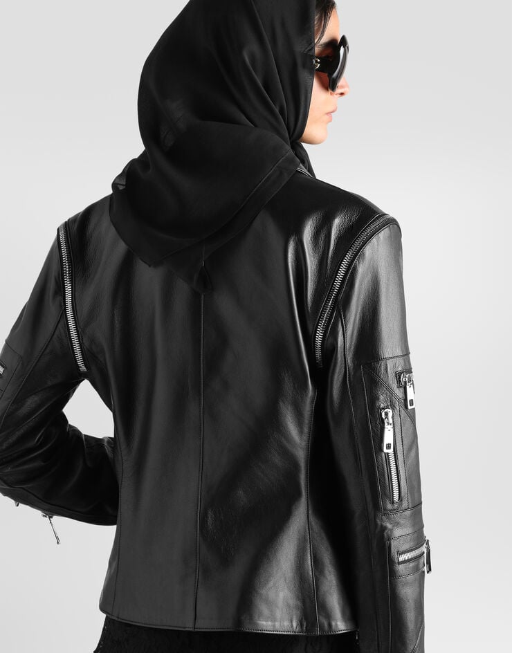 Dolce & Gabbana Nappa leather jacket Dolce & Gabbana Nappa leather jacket Black F9U72LHUL2B