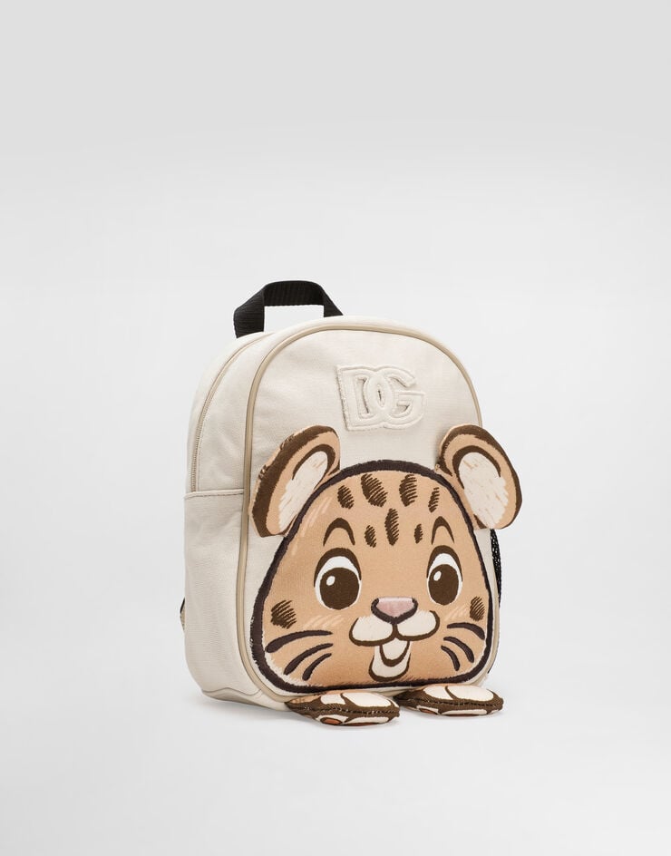 Dolce & Gabbana Printed backpack with DG patch Multicolor EM0141AA550