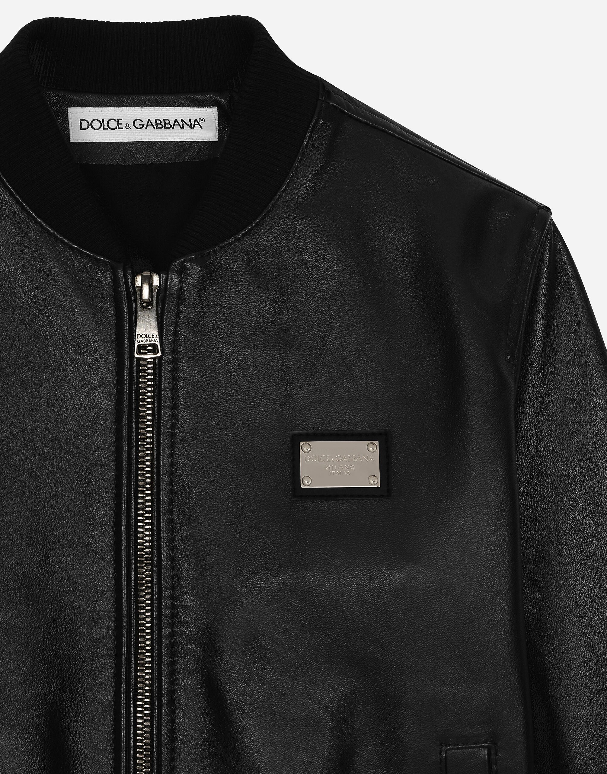 BOMBER in Black for Boys Dolce Gabbana