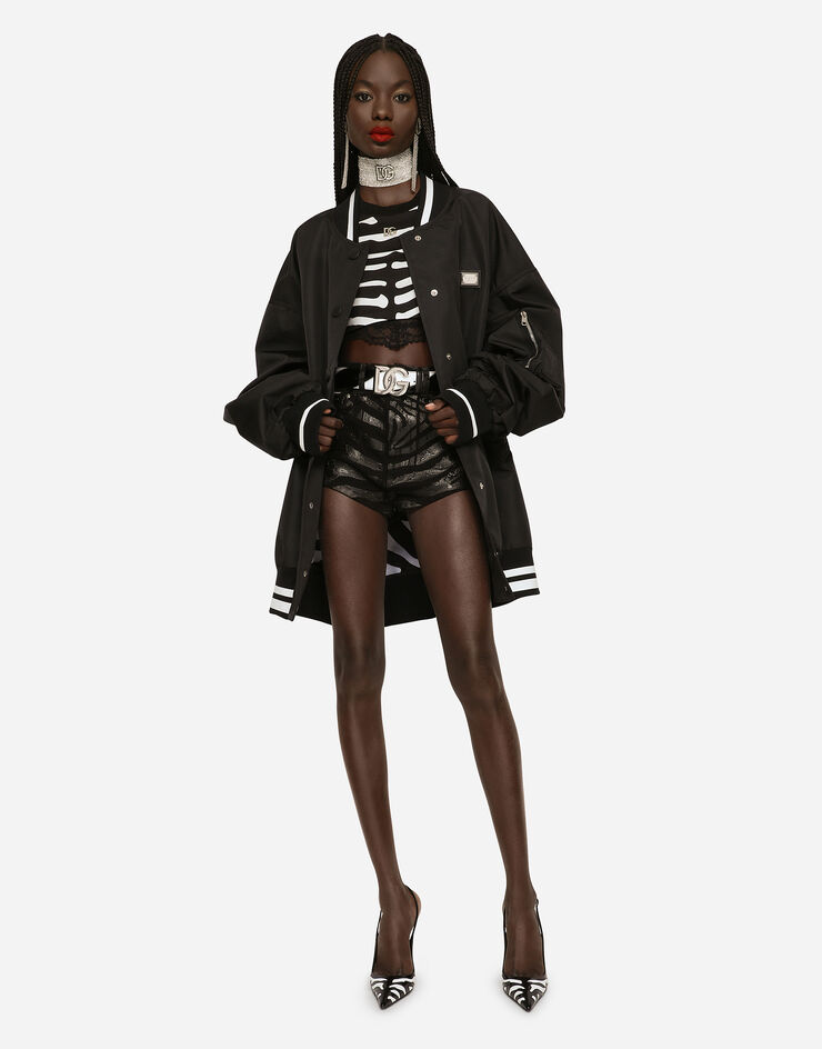 Dolce & Gabbana Nylon jacket Black F9N54ZG7D3N