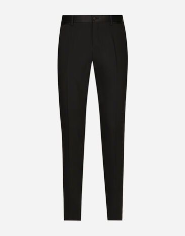 Dolce & Gabbana クラシック ウール パンツ ブラック GYA5MTGI726