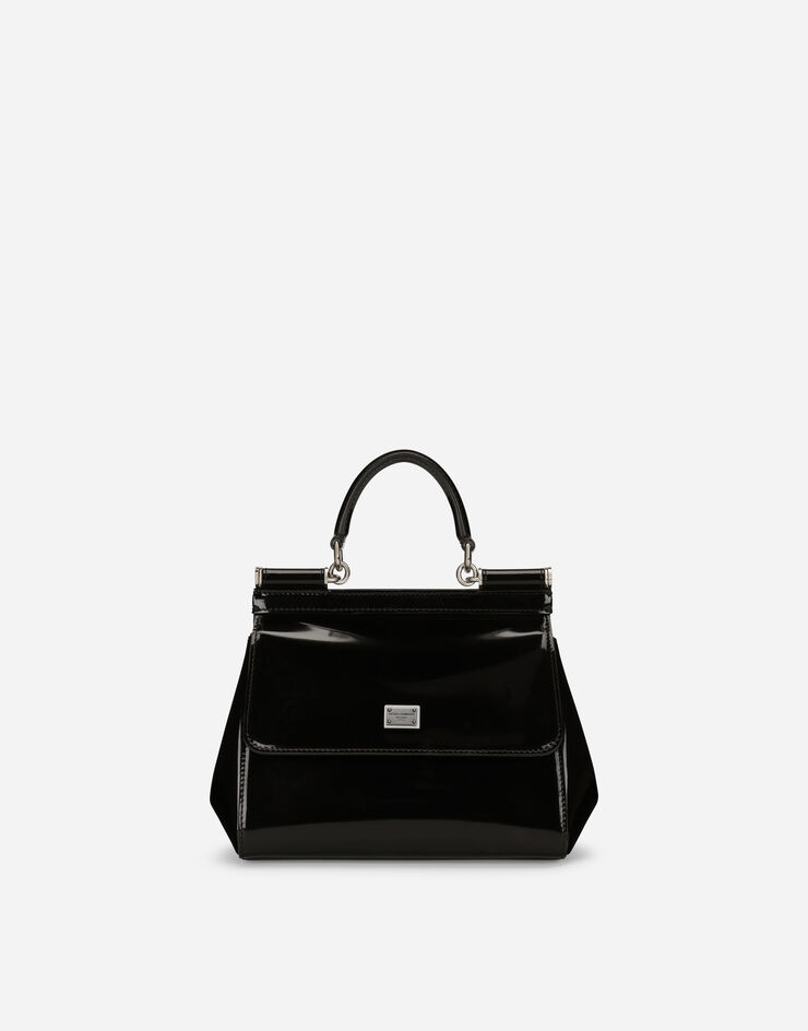 Dolce & Gabbana 미디엄 시실리 핸드백 블랙 BB6003AI413