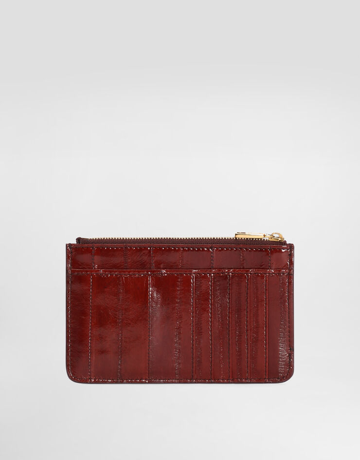 Dolce & Gabbana Eel card holder Red BI1261A8B08