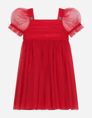 Dolce & Gabbana Long tulle dress Red EB0003A1067