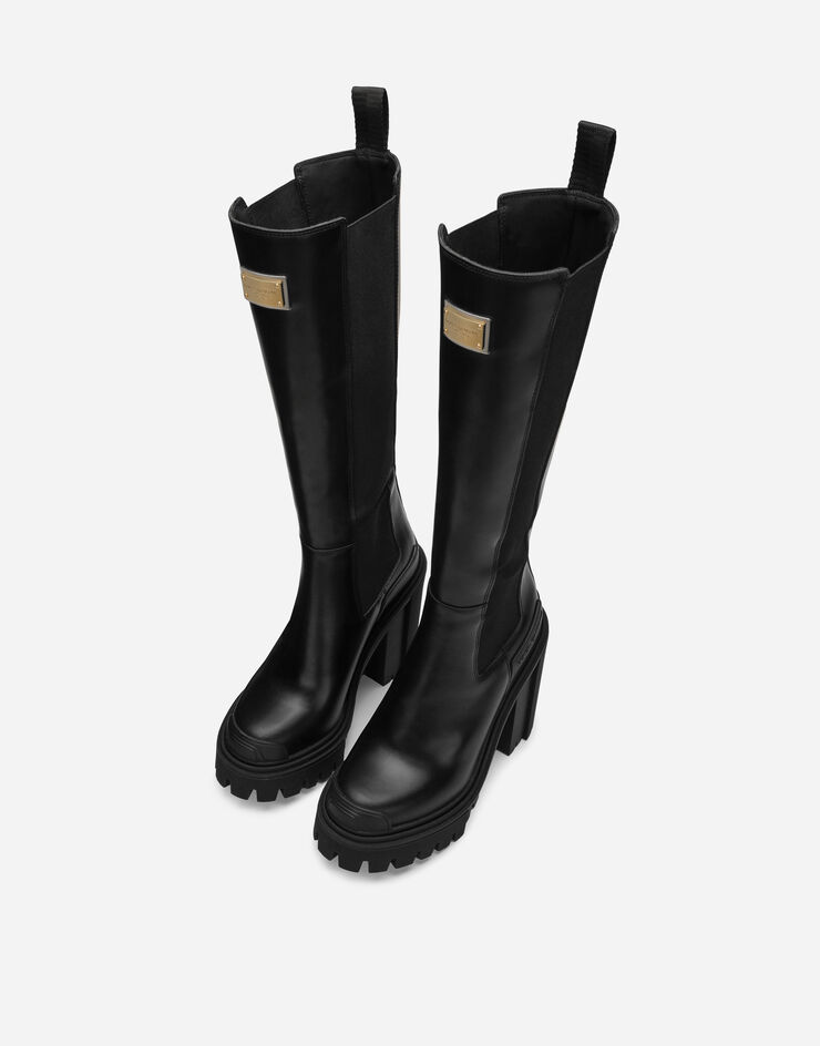 Dolce & Gabbana Calfskin boots Black CU1072AB640
