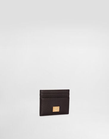 Dolce & Gabbana Calfskin card holder Bordeaux BI0330A0841