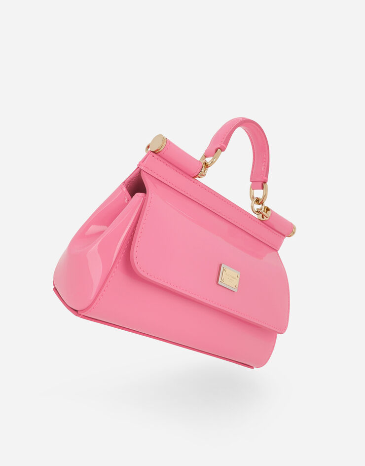 Dolce & Gabbana حقيبة يد Sicily صغيرة وردي BB7116A1471