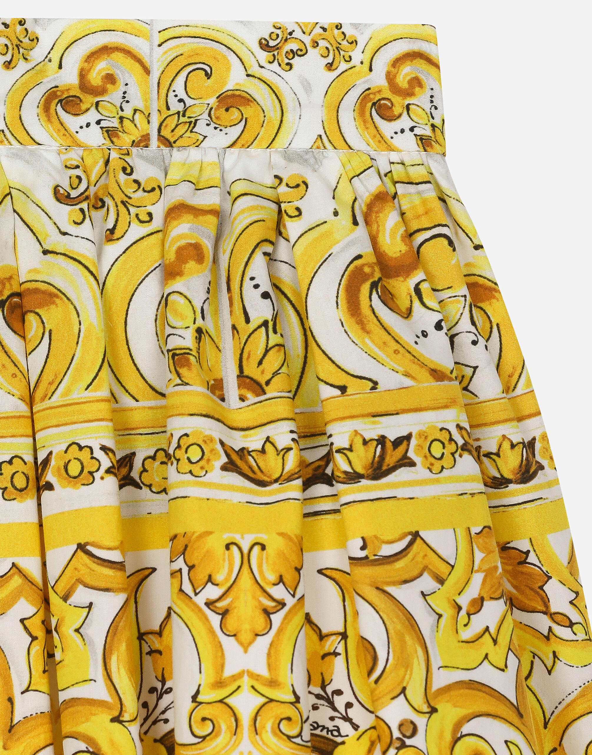 GONNA COULOTTE in Print for Girls Dolce Gabbana