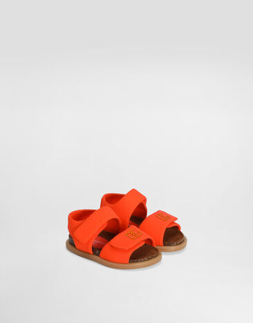 Dolce & Gabbana Sandale mit Thermostrassbesatz Orange D20085A3G64