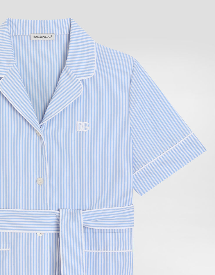Dolce & Gabbana Pinstripe cotton vanity shirt Multicolor L56S07FR50S