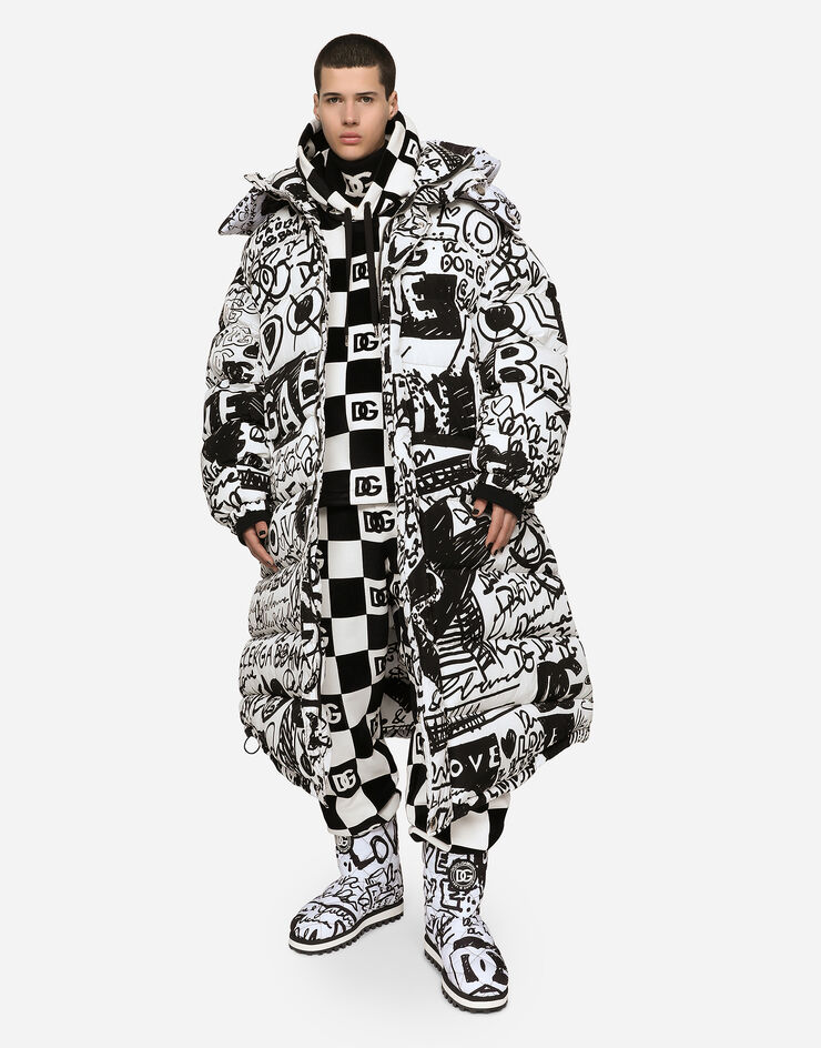 Dolce & Gabbana FELPA CON CAPPUCCIO Multicolore G9YJ1TFU77G